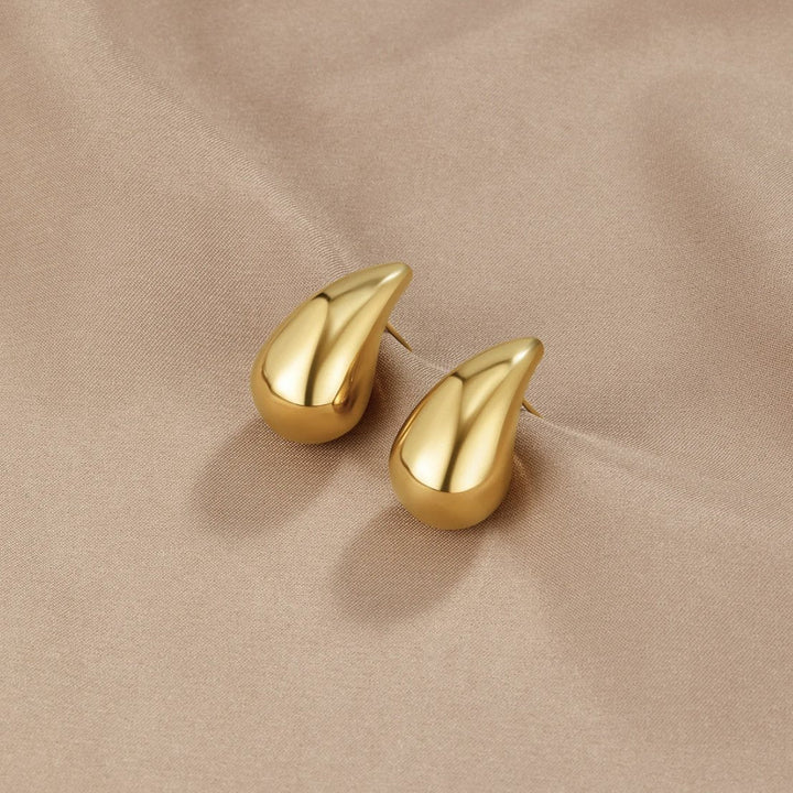 Golden Teardrop Earrings