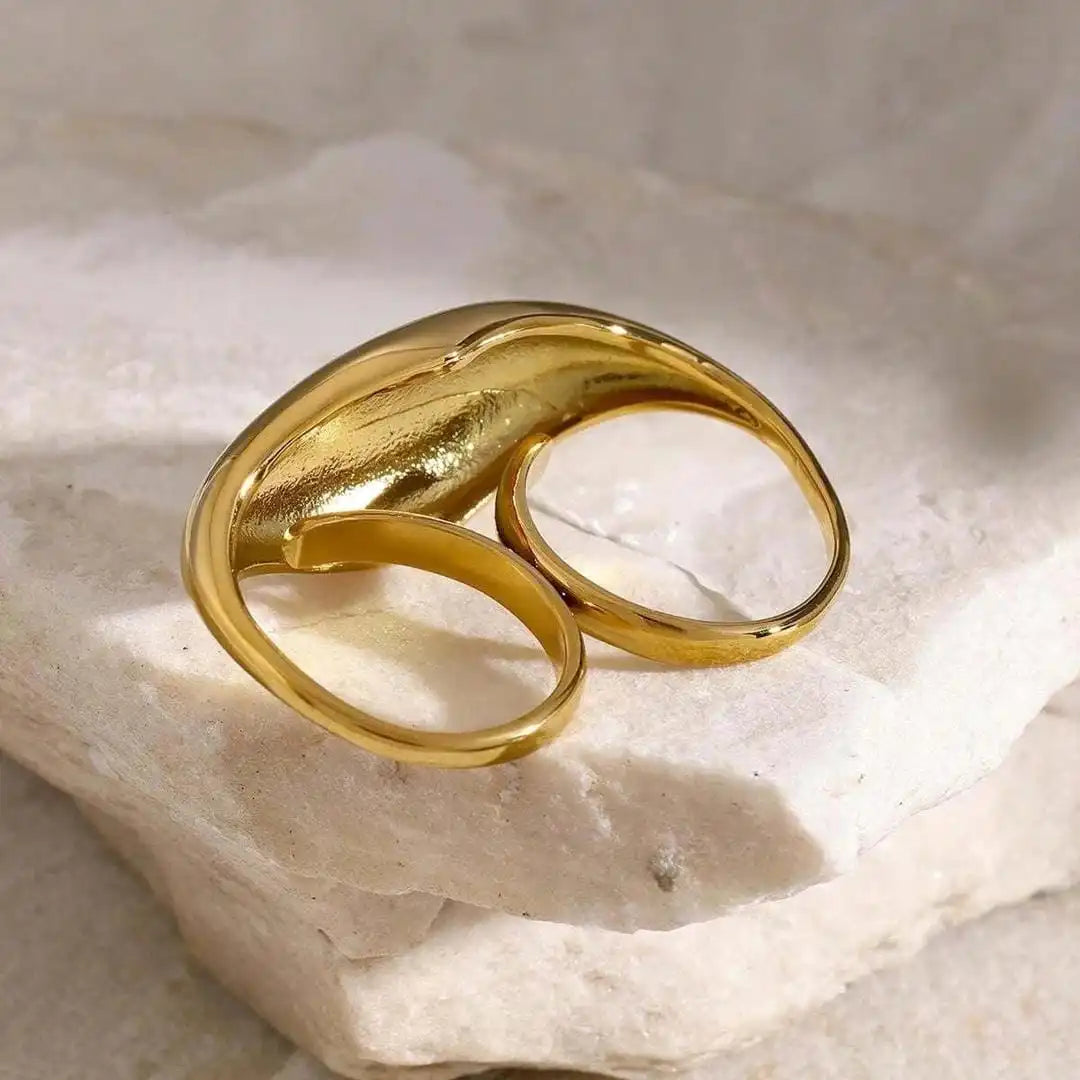 Eternal Gold Double Band Ring