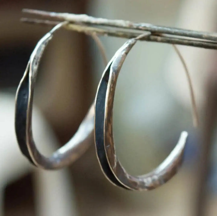 Statement Round Hoop Earrings