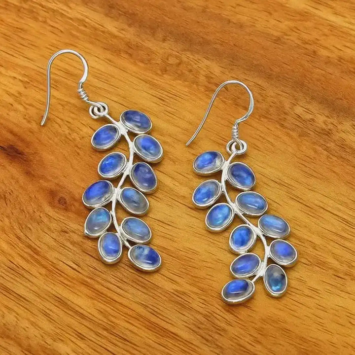Purple Moonstone Chic Earrings