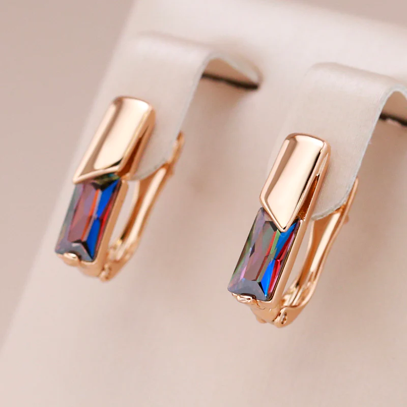 Stylish Colorful Gemstone Earrings