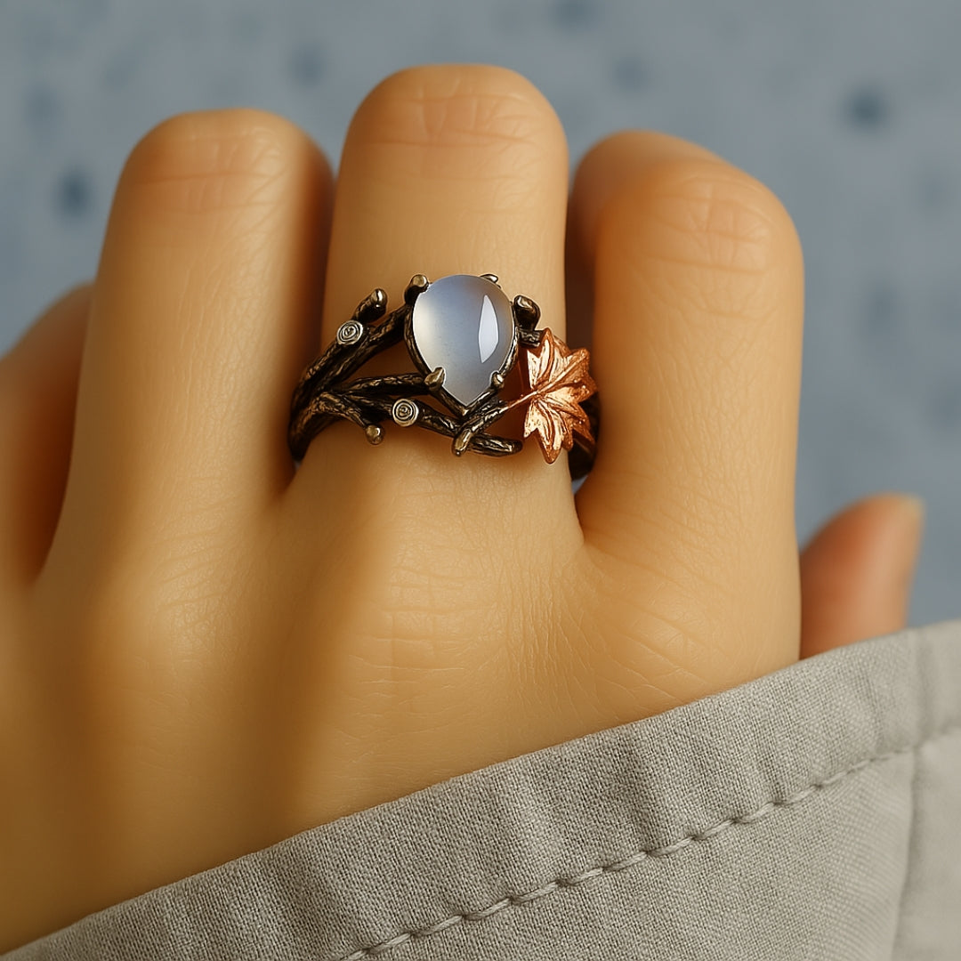 Genuine Moonstone Ring