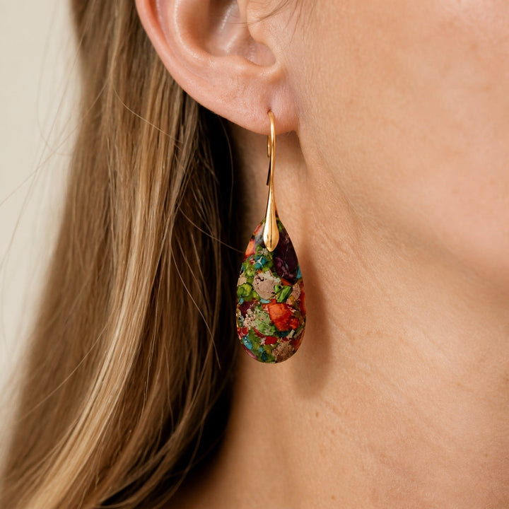 Alora Natural Drop Earrings