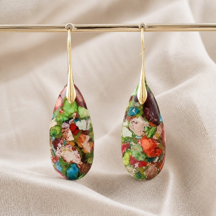 Alora Natural Drop Earrings