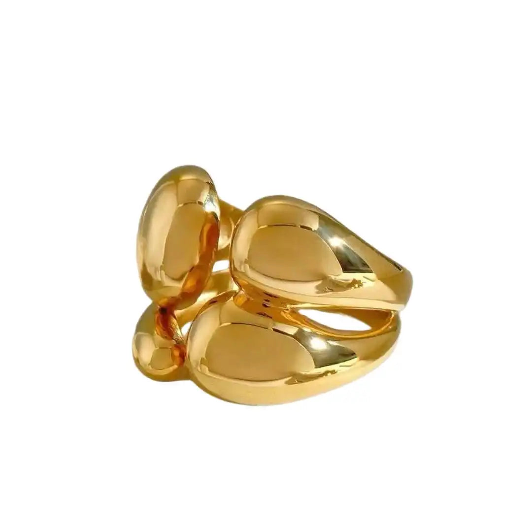 Dual Color Gold and Silver Stackable Ring