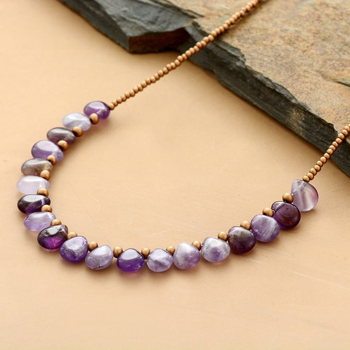 Amethyst Necklace of Affection and Spirit