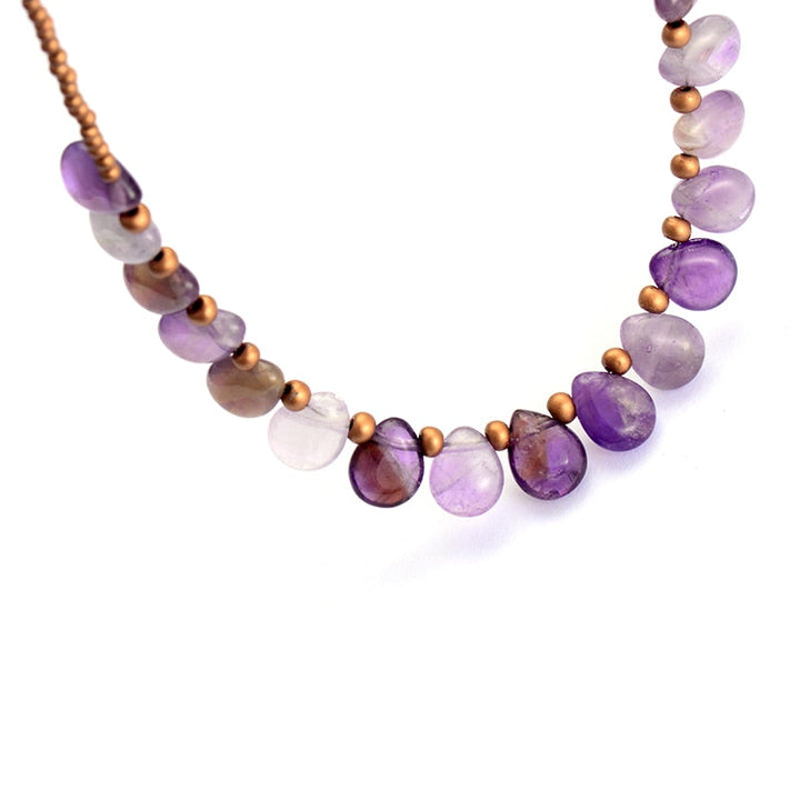 Amethyst Necklace of Affection and Spirit