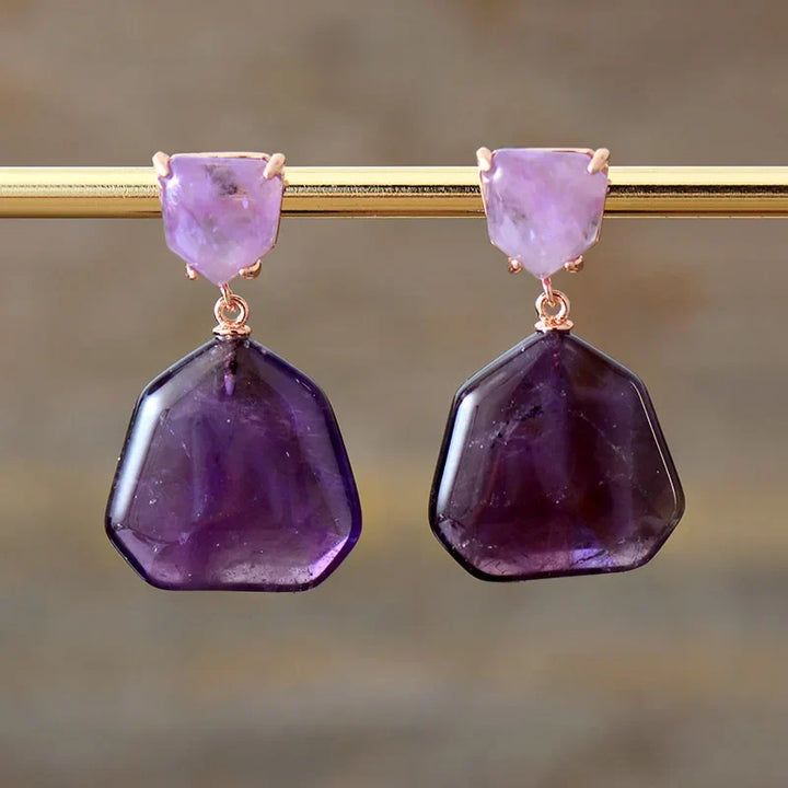 Contemporary Geometric Dangle Earrings