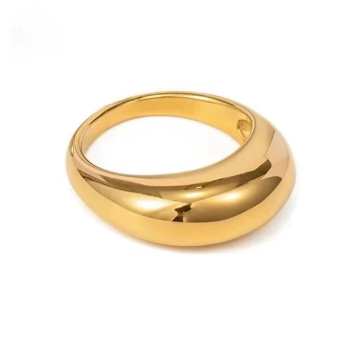 Eternal Golden Crescent Ring