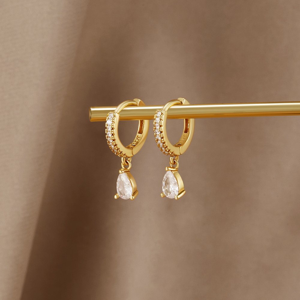 Luxury Crystal Gold Earrings