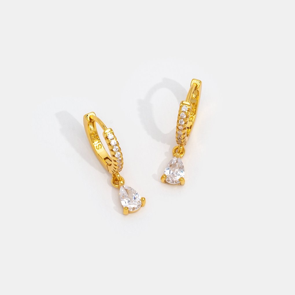 Luxury Crystal Gold Earrings